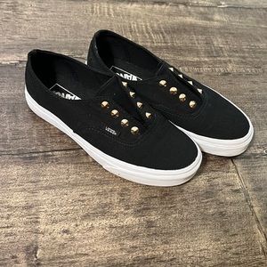 Womens Slip On Vans with Studs